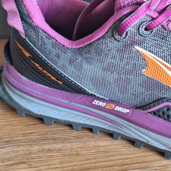 Altra Timp Trail Running Shoes Women’s 7.5 Purple Cushioned Sneaker EU 38 - Picture 10 of 12